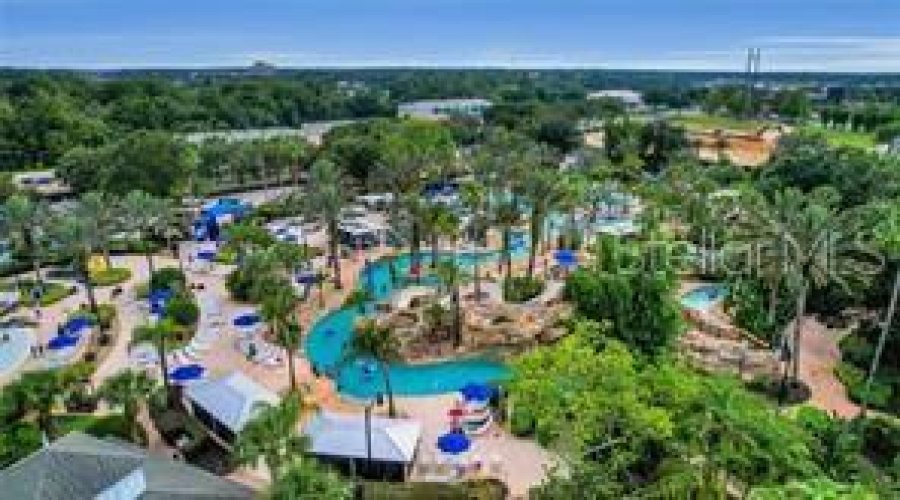Lazy River at Water Park