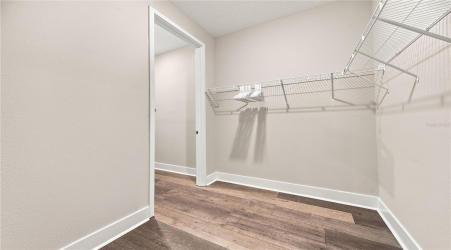 Primary Bedroom - walk-in closet