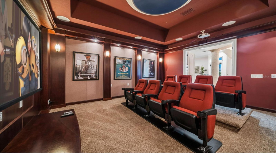 Opulent Theater Room