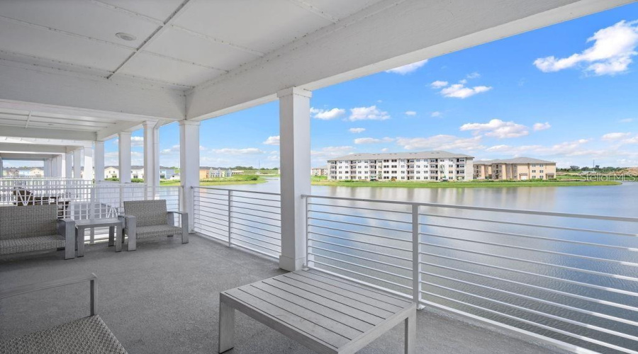 Second Floor Patio/balcony overlooking water