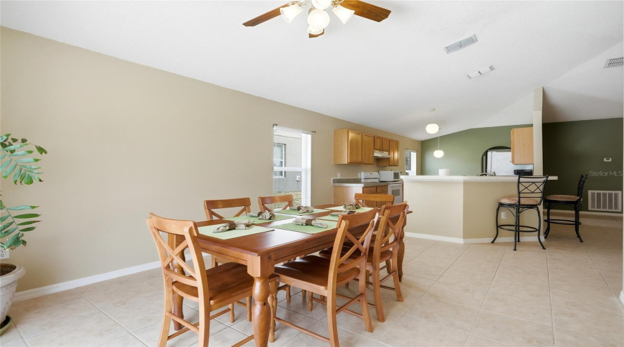 formal dining space