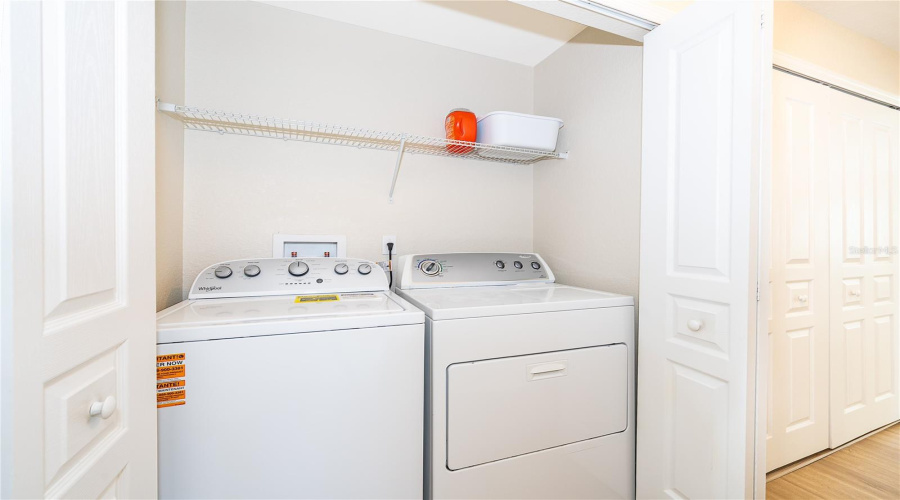 Laundry closet