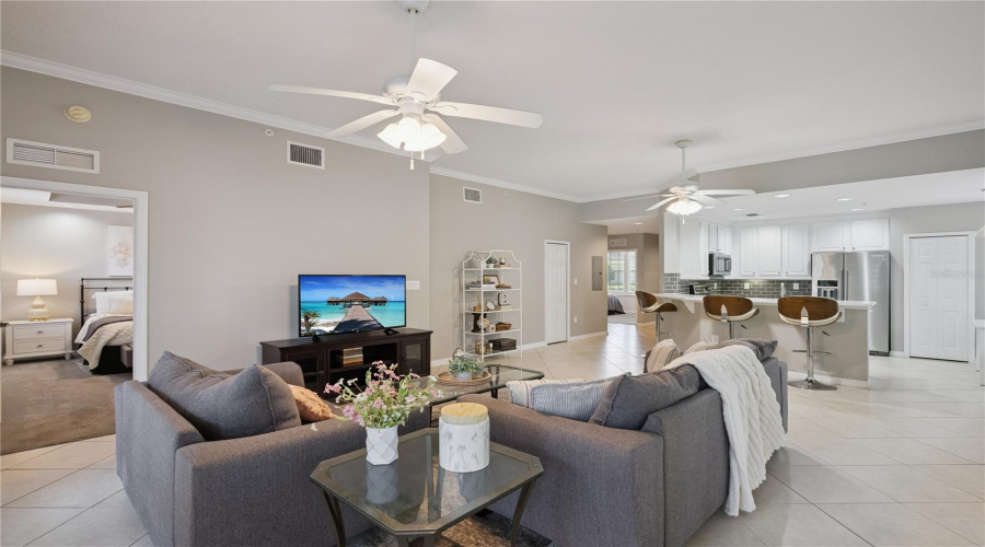 Family Room Kitchen Combo