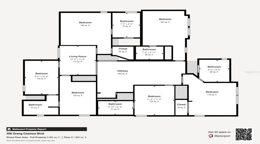 2nd Floor Gross Floor Plan