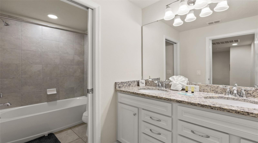 spacious bathroom