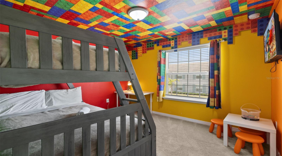 spacious bedroom