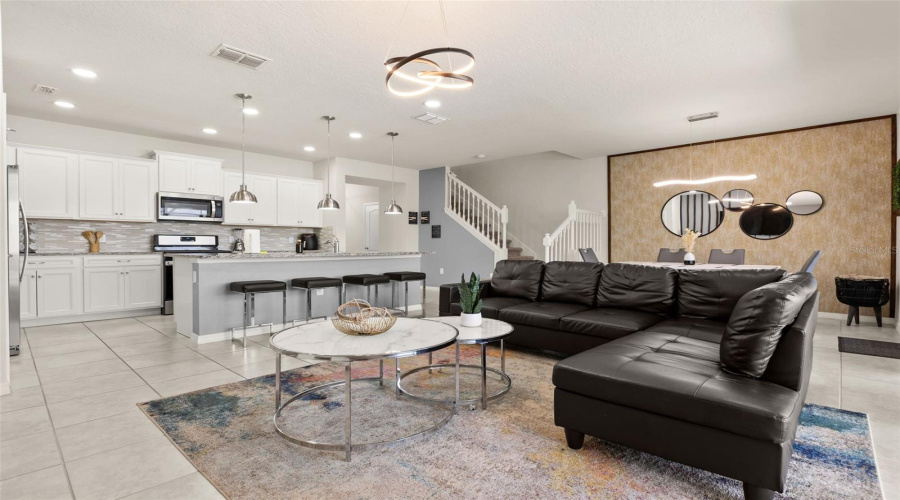 spacious great room
