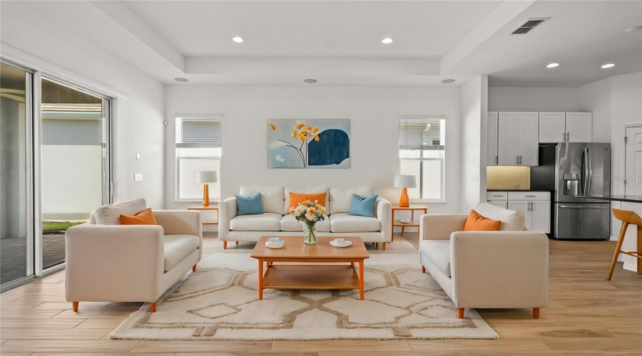 This living room is staged.