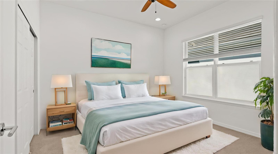 This room is staged.  Bedroom # 3
