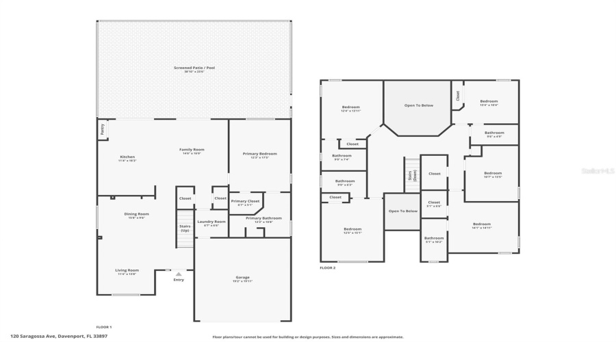 DAVENPORT, Florida 33897, 6 Bedrooms Bedrooms, ,5 BathroomsBathrooms,Residential,For Sale,SARAGOSSA,0,MFRS5154041