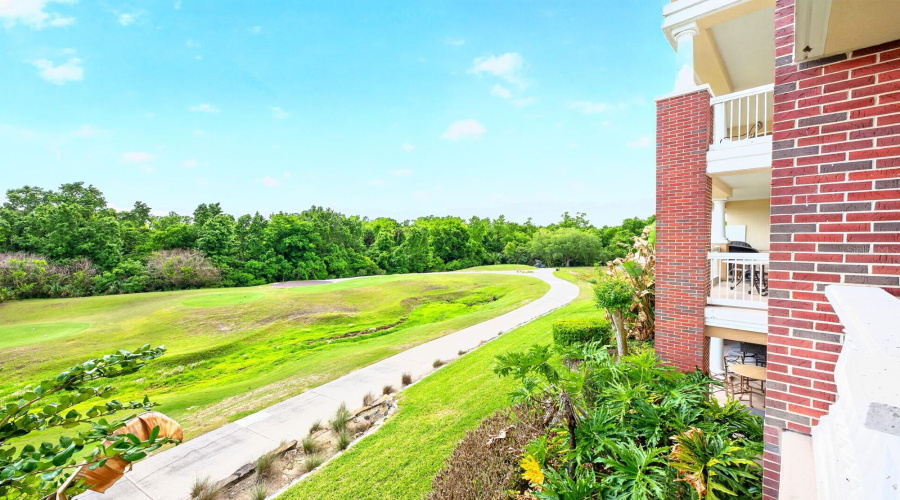 Sweeping golf course views.