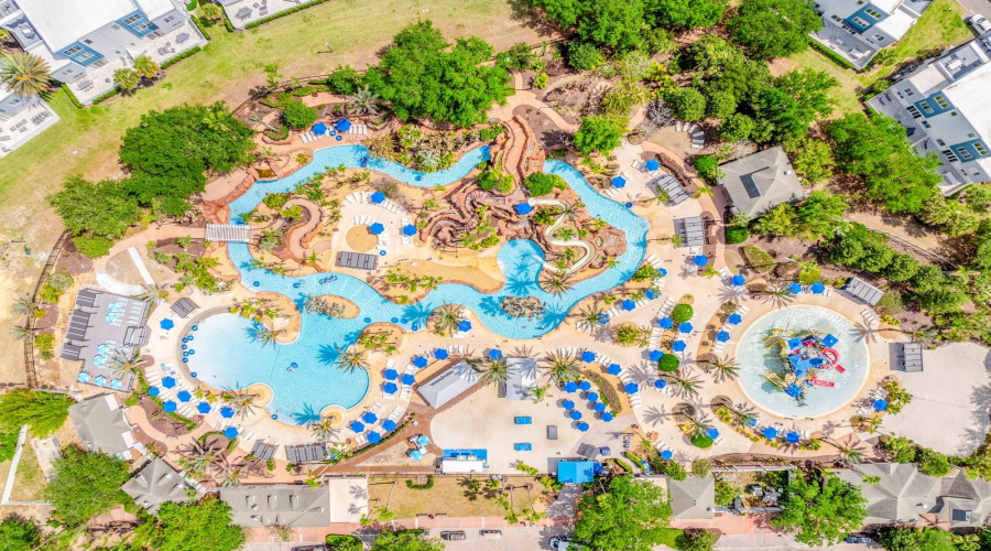 Resort style amenities.
