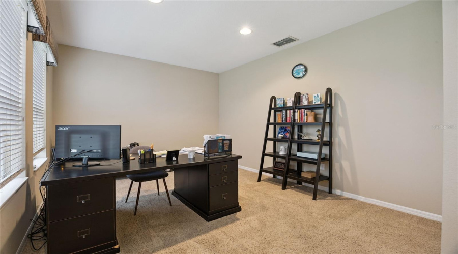 First floor bedroom currently used as an office