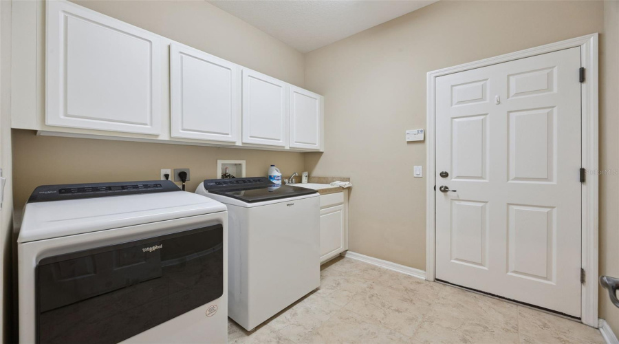 First floor laundry room