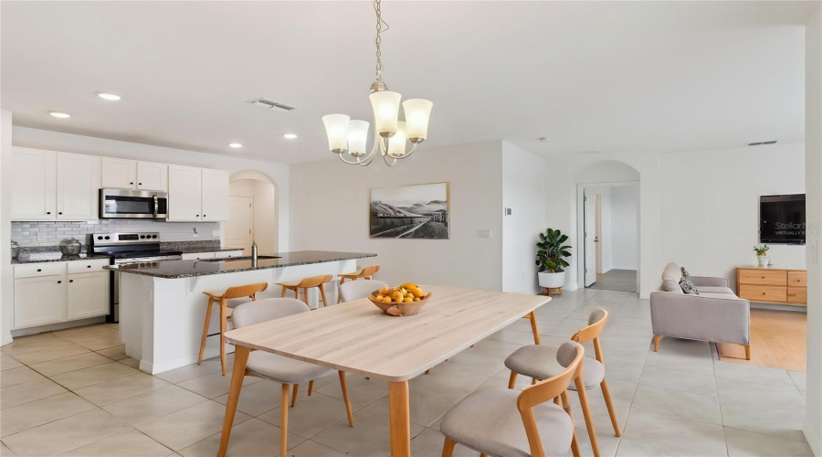 Virtually Staged -  Dining Area