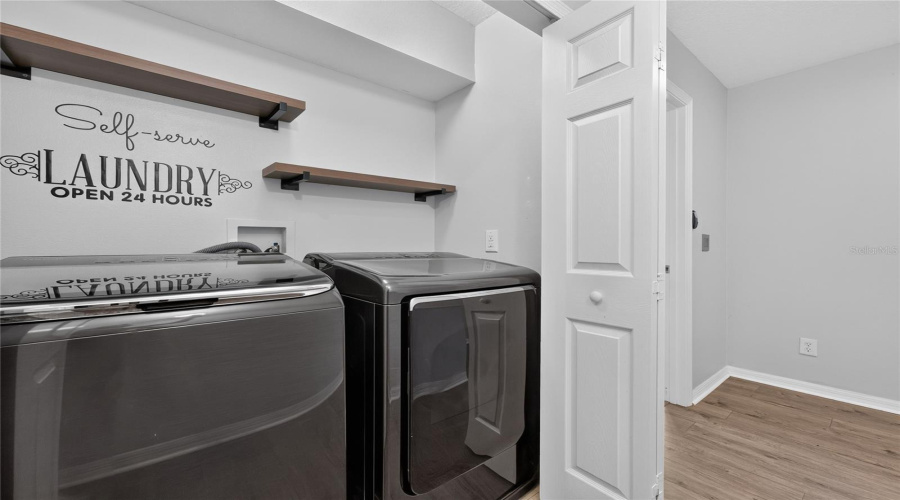 Second Floor Laundry Closet