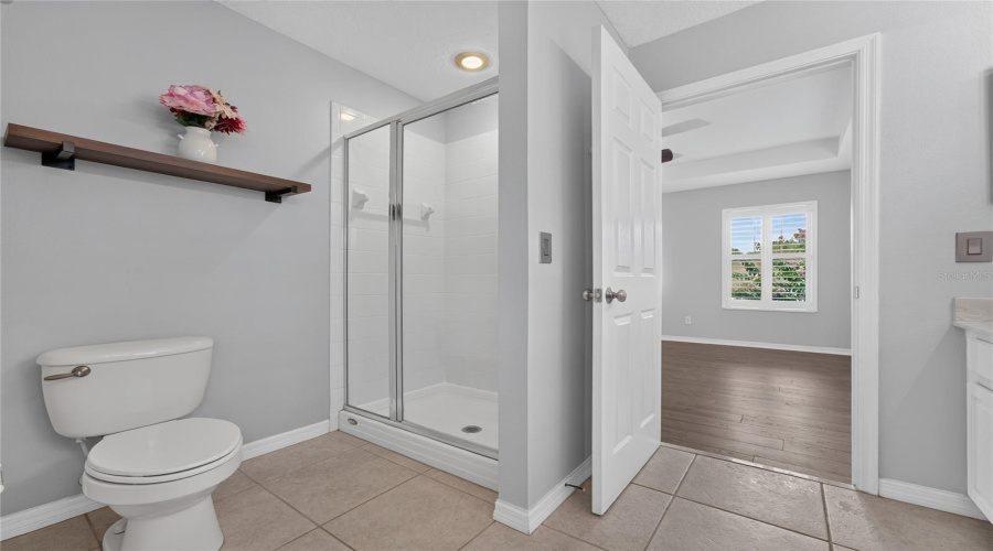 Primary Bathroom with Shower Stall