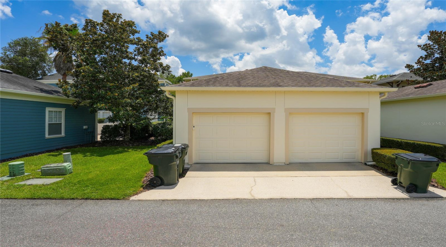 Rear One Car Driveway