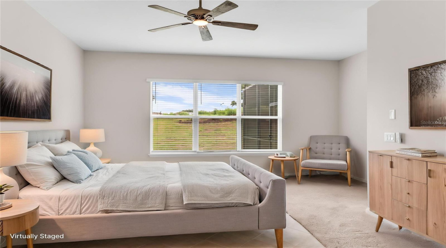 Virtually Staged Owner's Suite