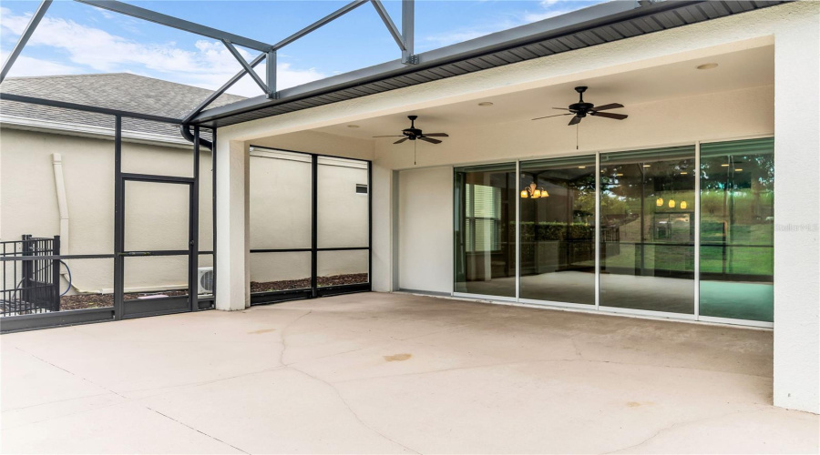 Covered & Screened In Patio