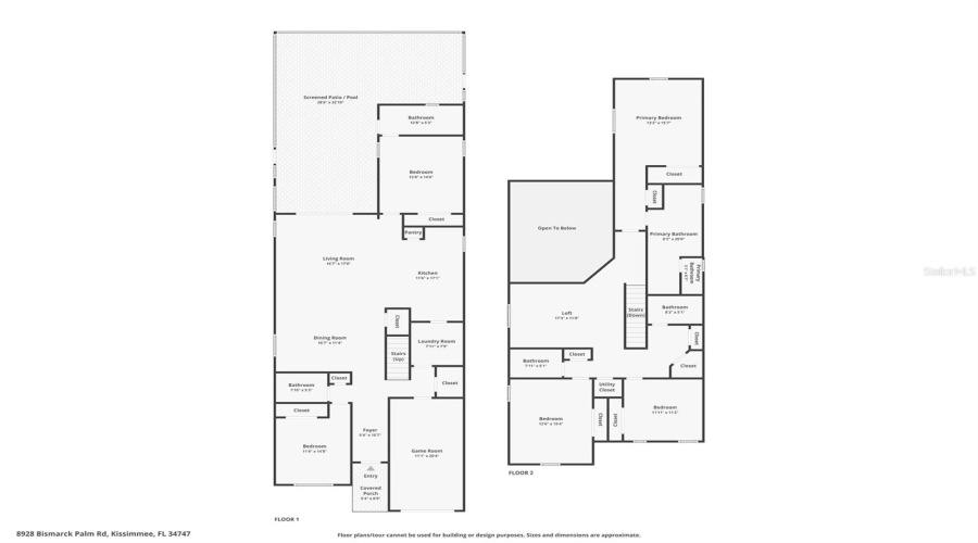 KISSIMMEE, Florida 34747, 5 Bedrooms Bedrooms, ,5 BathroomsBathrooms,Residential,For Sale,BISMARCK PALM,0,MFRO6426454