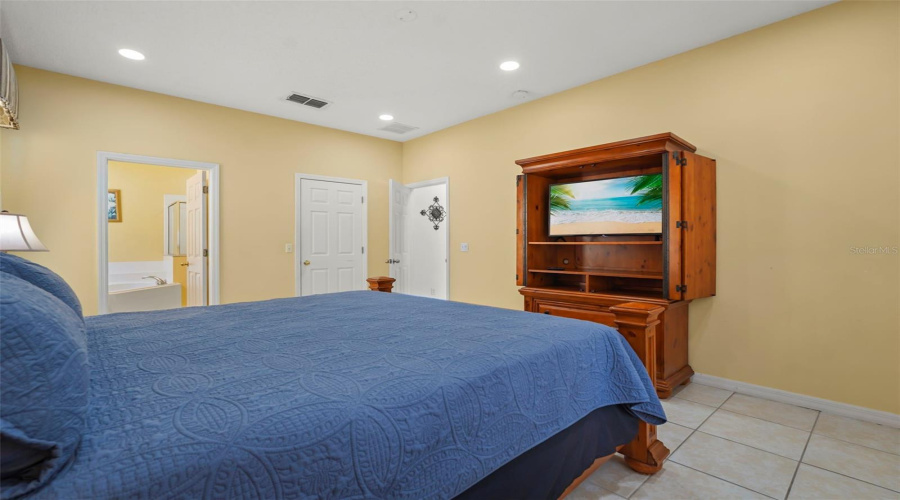 Downstairs Bed #1 with attached bath.