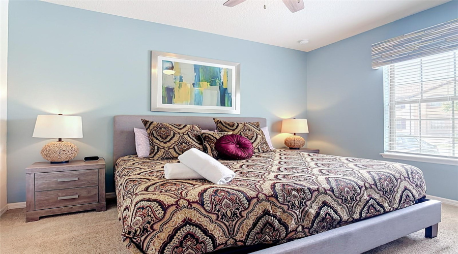 Comfortable downstairs bedroom ideal for guests