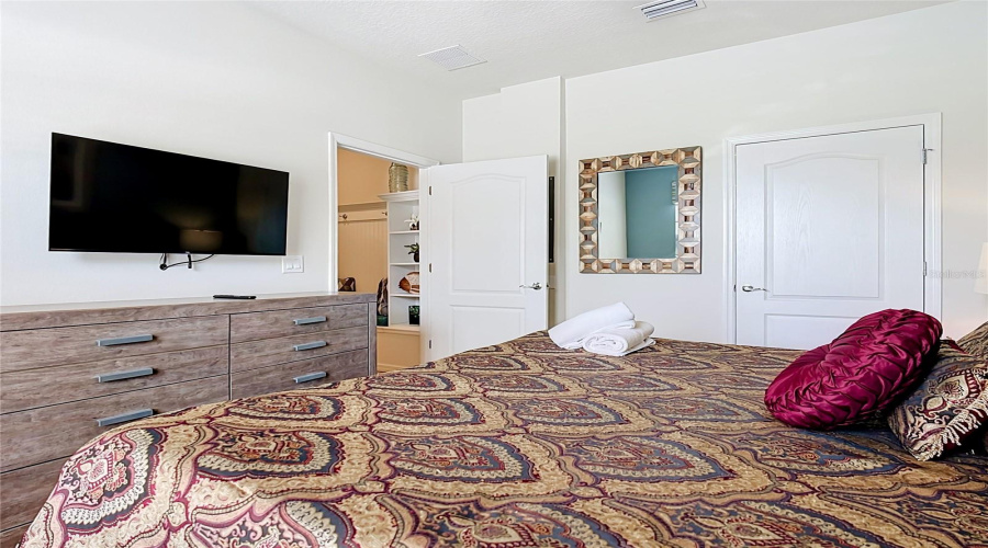 First-floor bedroom with easy access to a full bathroom