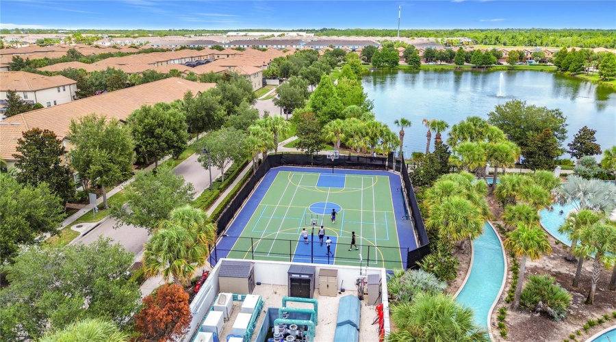 Community sports courts & resort amenities