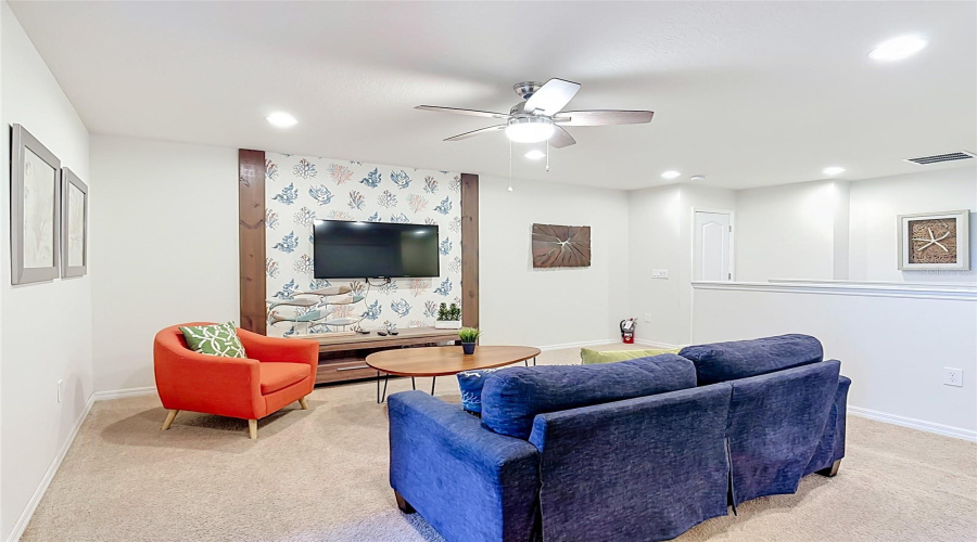 Spacious gathering room designed for family & guests