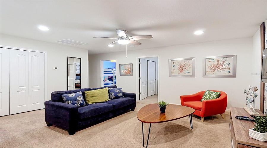 Comfortable living area with plenty of seating