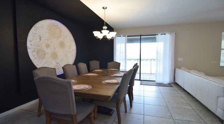 Formal dining area