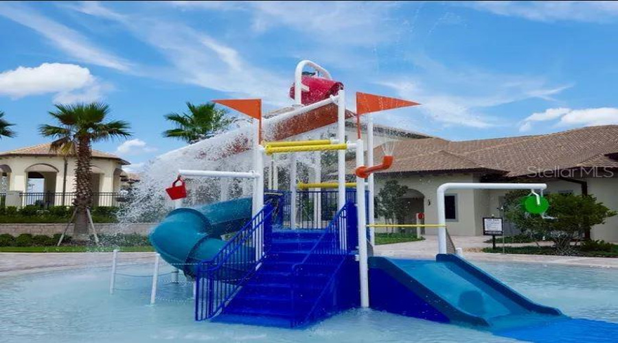 Oasis clubhouse splash pad