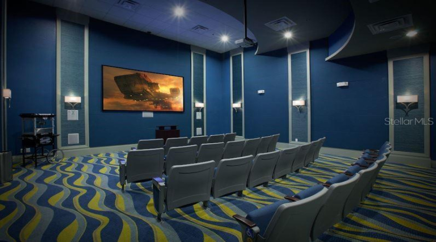 Oasis clubhouse movie theater