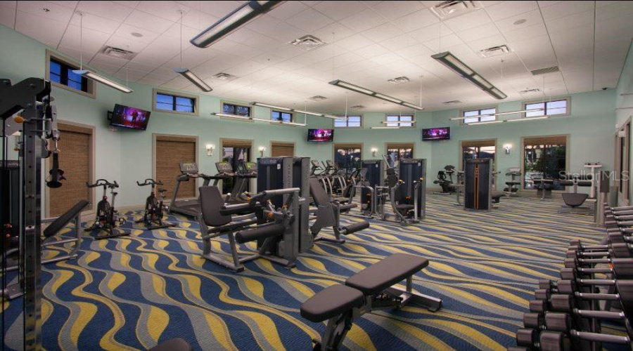 Oasis clubhouse gym
