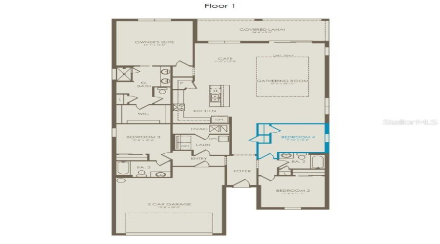 Floor Plan - Floor One