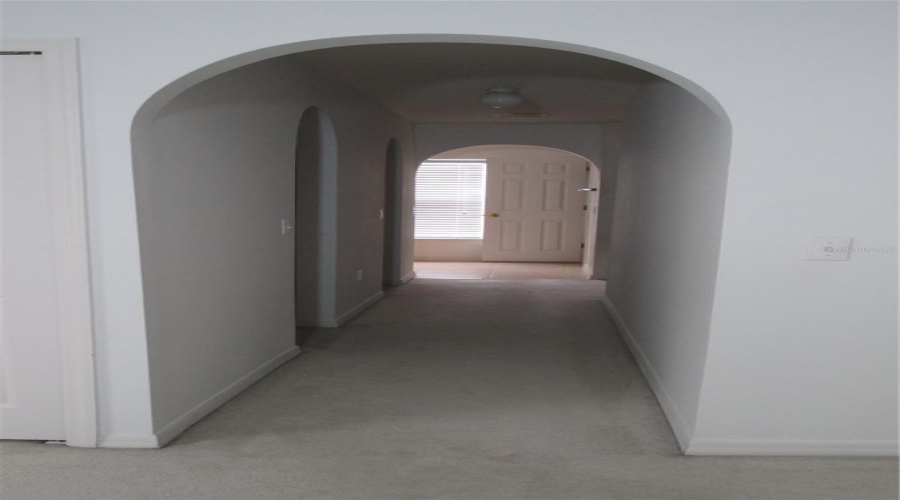 Master Bedroom view entrance to closets and bathroom