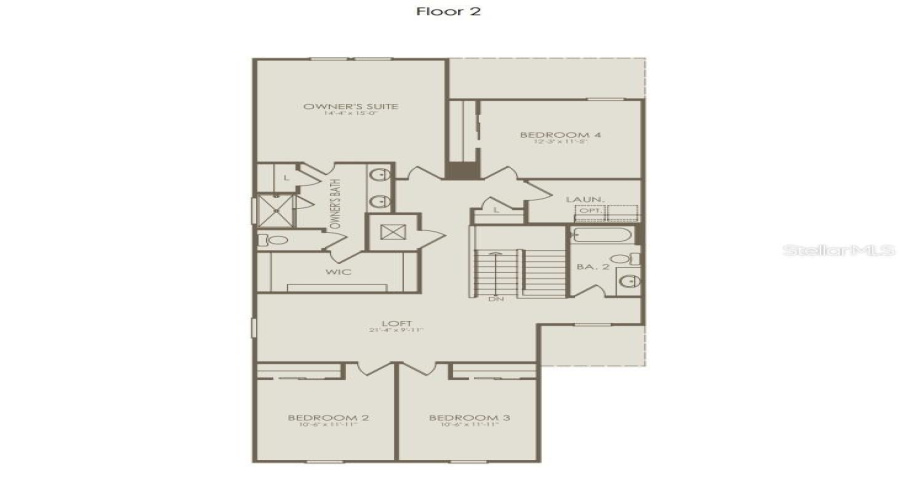Floor Plan - Floor Two