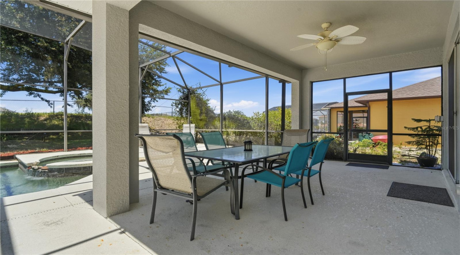 Awesome covered patio