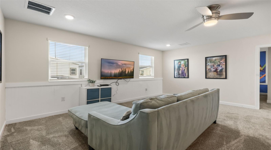 Loft area on second level