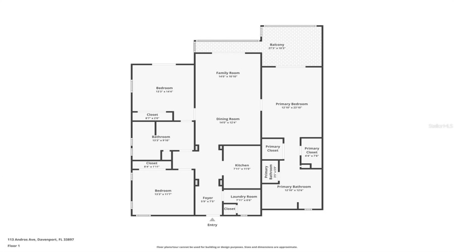 Davenport, Florida 33897, 3 Bedrooms Bedrooms, ,2 Bathroomsbathrooms,Residential,For Sale,Andros,0,Mfrs5154706