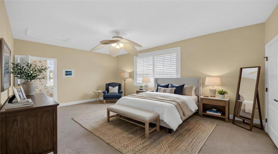 Mother In Law Suite Bedroom - Virtually Staged