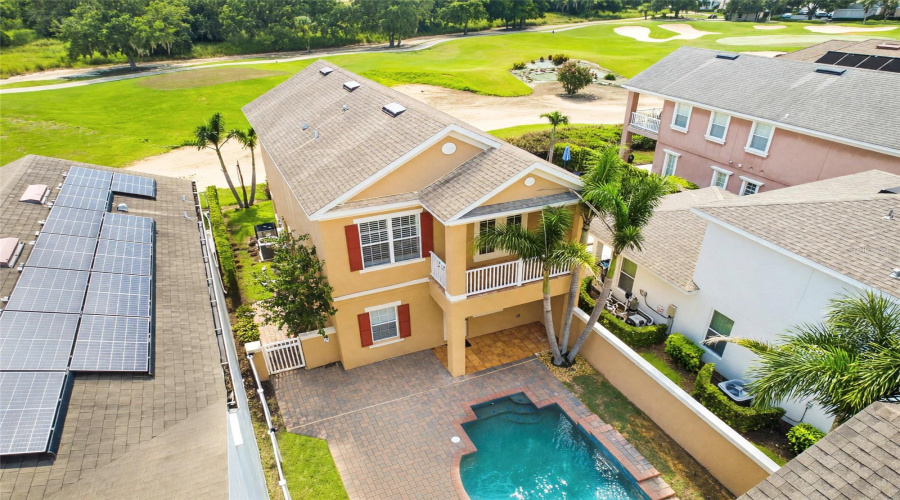 Pool/Golf Course Aerial View