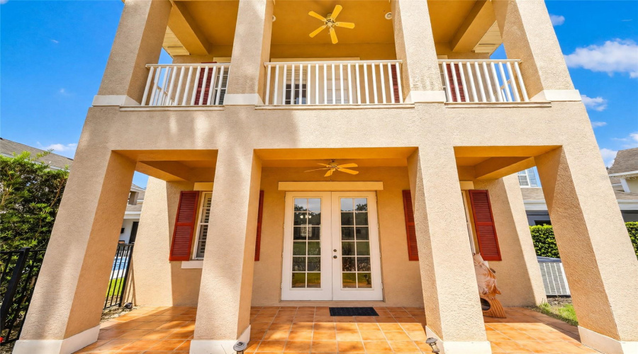 Golf Course Side of Main Home
