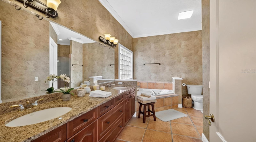Primary Bathroom - Virtually Staged
