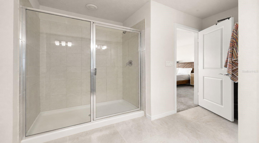 Primary walk in shower