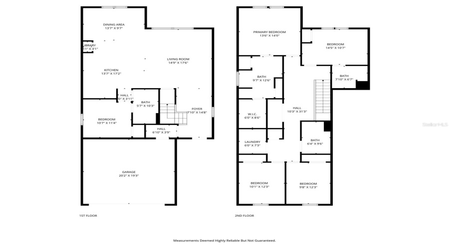 First & Second Floor Plan