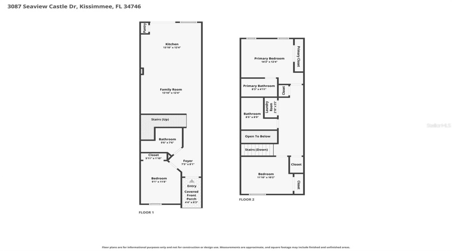 KISSIMMEE, Florida 34746, 3 Bedrooms Bedrooms, ,3 BathroomsBathrooms,Residential,For Sale,SEAVIEW CASTLE,0,MFRO6430430