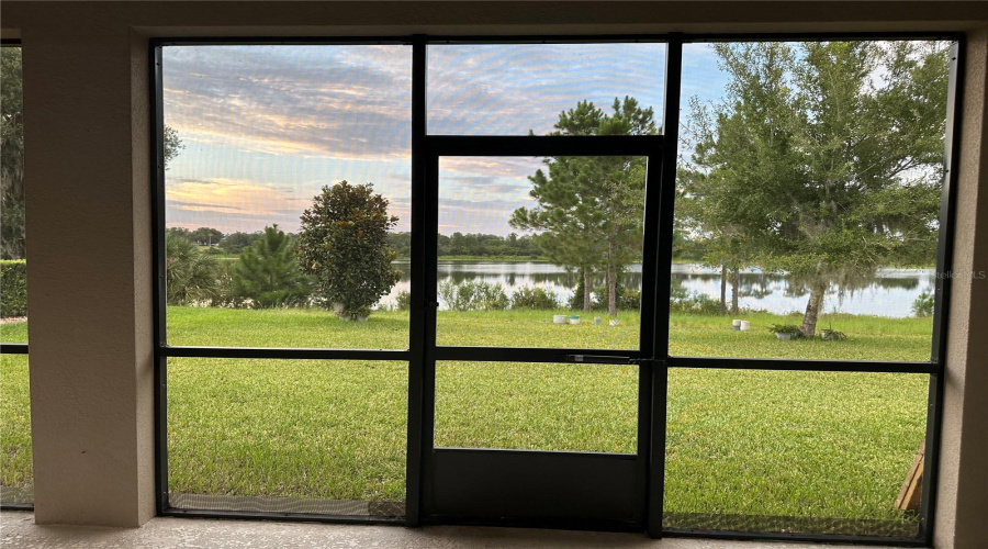 Rear porch view