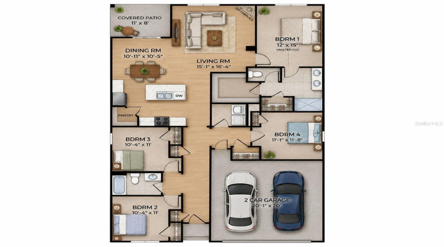 Property Floor Plan DR HORTON Cali Model